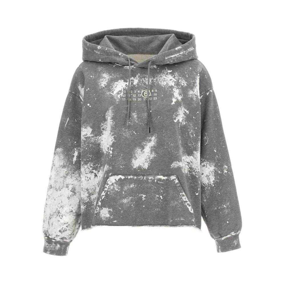 MM6 Maison Margiela Gray Cotton Women's Sweatshirt